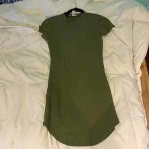 Olive Green Dress